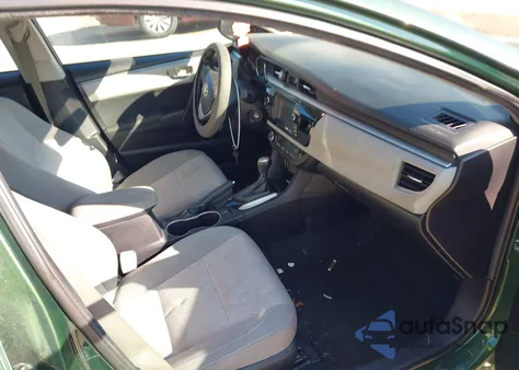 2015 Toyota Corolla Le из США, поврежденный, VIN 2T1BURHEXFC395353